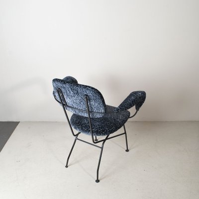 Chair with Metal Structure Works and Curved by Gastone Rinaldi for Rima, 1950s-JQO-1760104