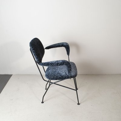 Chair with Metal Structure Works and Curved by Gastone Rinaldi for Rima, 1950s-JQO-1760104