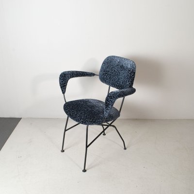 Chair with Metal Structure Works and Curved by Gastone Rinaldi for Rima, 1950s-JQO-1760104