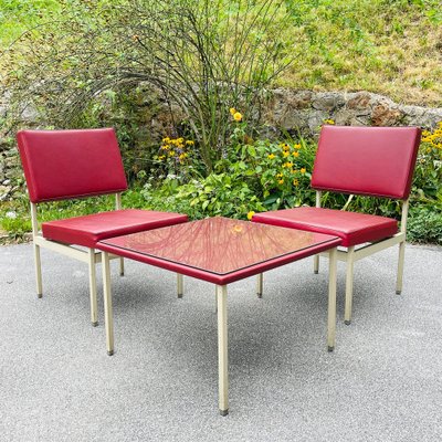 Chairs and Coffee Table by Anonima Castles from Castelli / Anonima Castelli, Italy, 1950s, Set of 3-WQC-1372857