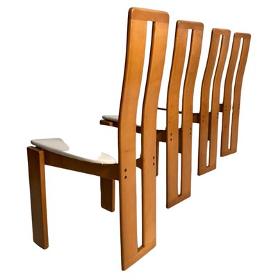 Chairs attributed to Mario Marenco for Mobil Girgi, Italy, 1970s, Set of 4-KKZ-1814202