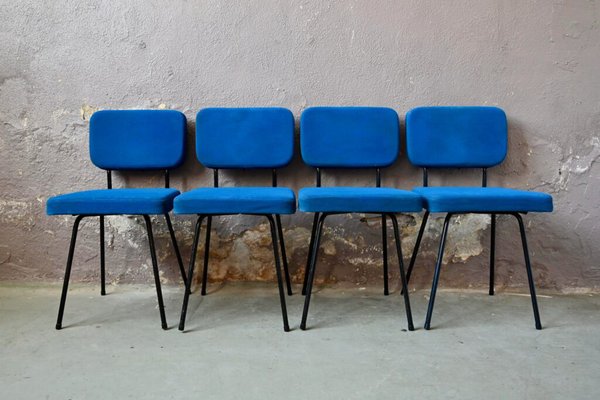 Chairs by André Simard for French Airborne, 1950s, Set of 4-AIU-1789016