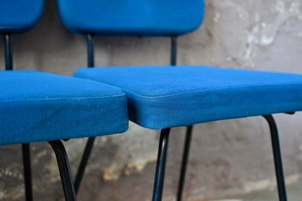 Chairs by André Simard for French Airborne, 1950s, Set of 4-AIU-1789016