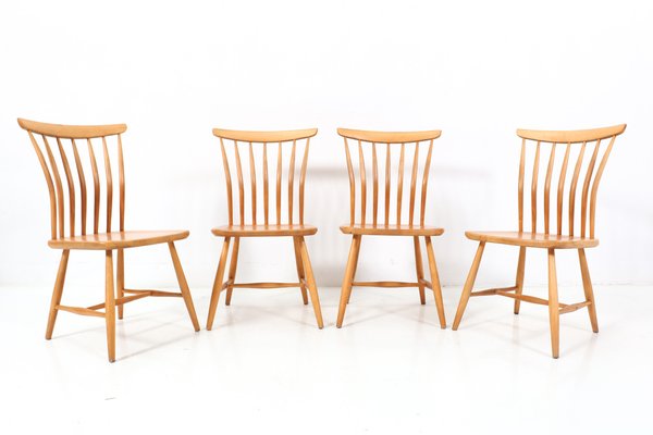 Chairs by Bengt Åkerblom & Gunnar Eklöf for Åkerblom, 1950s, Set of 4-MY-1444862