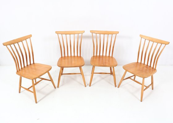 Chairs by Bengt Åkerblom & Gunnar Eklöf for Åkerblom, 1950s, Set of 4-MY-1444862