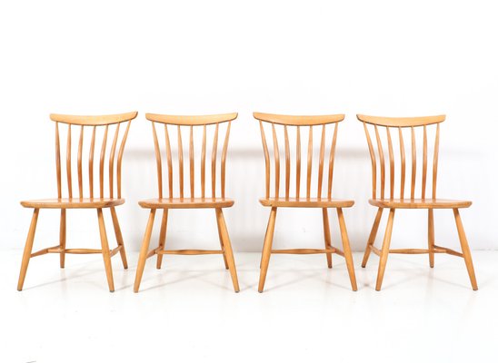 Chairs by Bengt Åkerblom & Gunnar Eklöf for Åkerblom, 1950s, Set of 4-MY-1444862