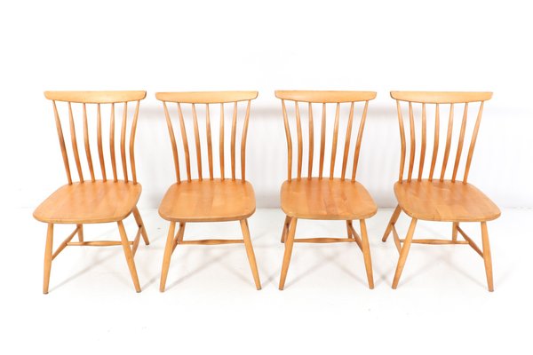 Chairs by Bengt Åkerblom & Gunnar Eklöf for Åkerblom, 1950s, Set of 4-MY-1444862