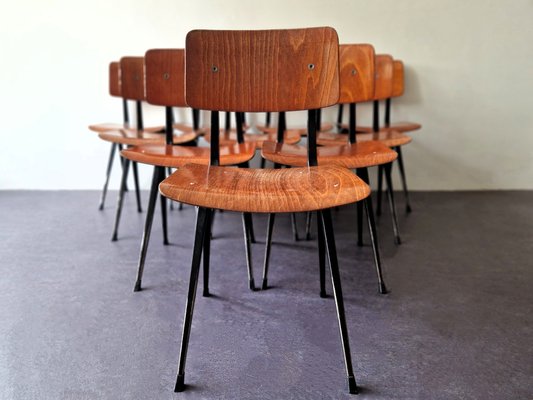 Chairs by Friso Kramer for Ahrend De Cirkel, 1970s, Set of 10-NV-1722337