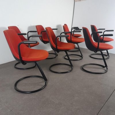 Chairs by Giotto Stoppino, 1980s, Set of 8-LMR-1730268