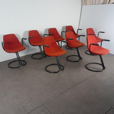 Chairs by Giotto Stoppino, 1980s, Set of 8-LMR-1730268