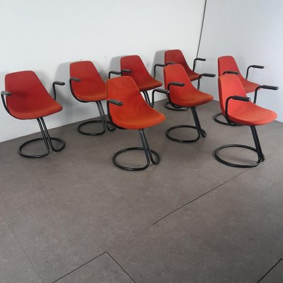 Chairs by Giotto Stoppino, 1980s, Set of 8-LMR-1730268