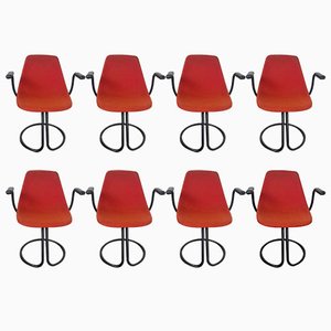 Chairs by Giotto Stoppino, 1980s, Set of 8-LMR-1730268