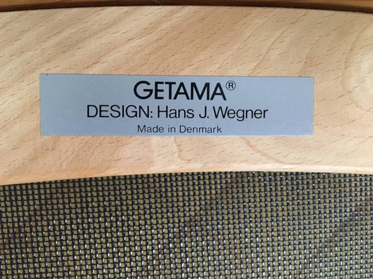 Chairs by Hans Wegner for Getama, 1980s, Set of 2-LL-1336653