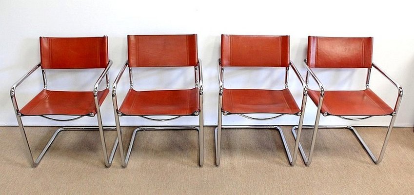 Chairs by Matteo Grassi, 1960s, Set of 4-RVK-1032759