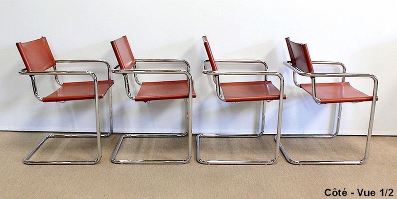 Chairs by Matteo Grassi, 1960s, Set of 4-RVK-1032759