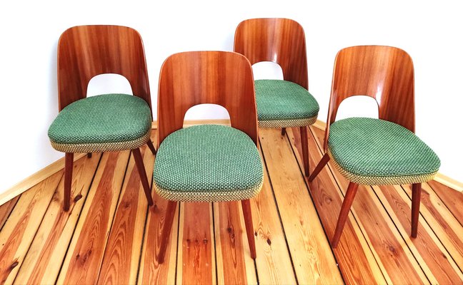 Chairs by O. Haerdtl for Ton, Czechoslovakia, 1960s, Set of 4-DHD-1282635