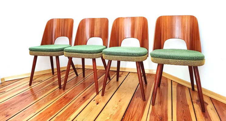 Chairs by O. Haerdtl for Ton, Czechoslovakia, 1960s, Set of 4-DHD-1282635