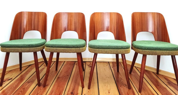 Chairs by O. Haerdtl for Ton, Czechoslovakia, 1960s, Set of 4-DHD-1282635