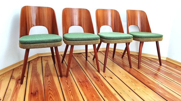 Chairs by O. Haerdtl for Ton, Czechoslovakia, 1960s, Set of 4-DHD-1282635