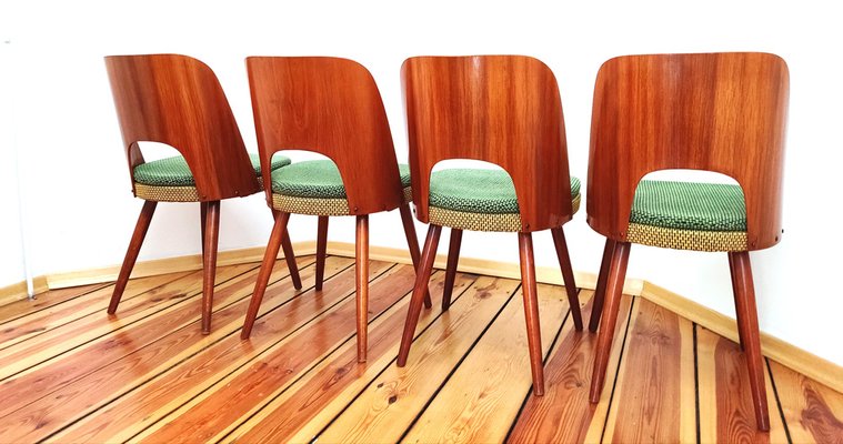 Chairs by O. Haerdtl for Ton, Czechoslovakia, 1960s, Set of 4-DHD-1282635