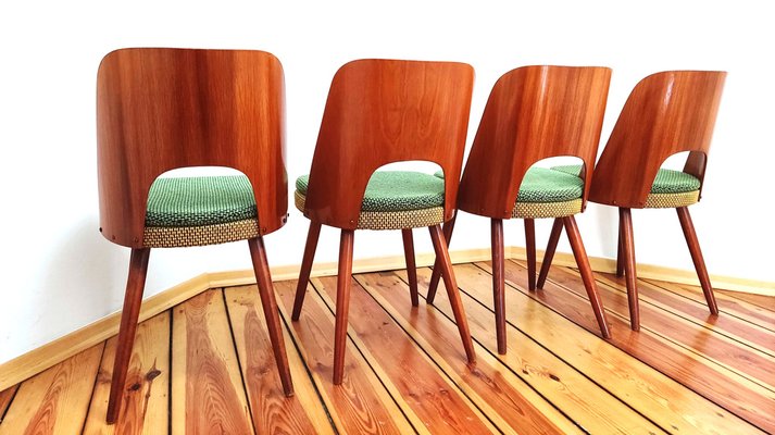 Chairs by O. Haerdtl for Ton, Czechoslovakia, 1960s, Set of 4-DHD-1282635