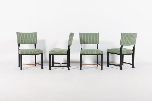 Chairs by Otto Schulz, Sweden, 1940s, Set of 4-KMC-1386490