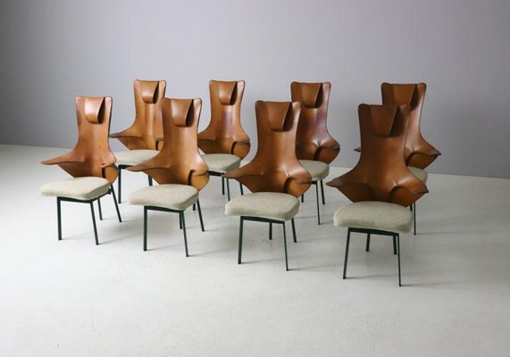 Chairs by Paolo Deganello for Zanotta, 1991, Set of 8-DXL-1405105