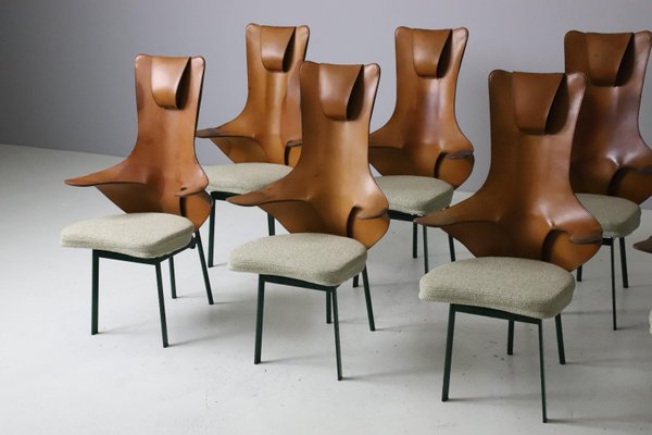 Chairs by Paolo Deganello for Zanotta, 1991, Set of 8-DXL-1405105