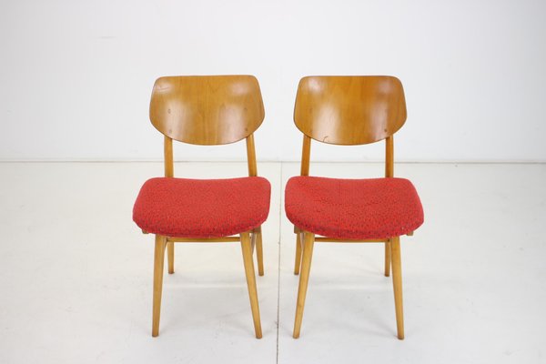 Chairs by Ton, Czechoslovakia, 1965, Set of 2-TZ-1431430