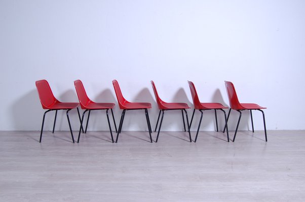 Chairs from MIM, Rome, 1960s, Set of 6-XSG-1259428