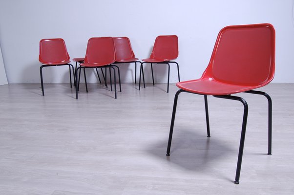 Chairs from MIM, Rome, 1960s, Set of 6-XSG-1259428