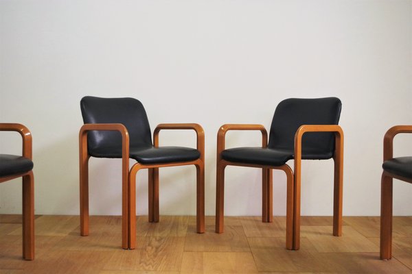 Chairs from Pillini Furniture, 1970s, Set of 4-KNM-997603