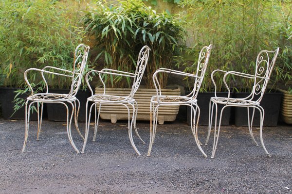 Chairs Garden Lio Carminati / Bridges to Home & Garden, Italy, in 1950, Set of 4 From Casa E Giardino-DPP-957533