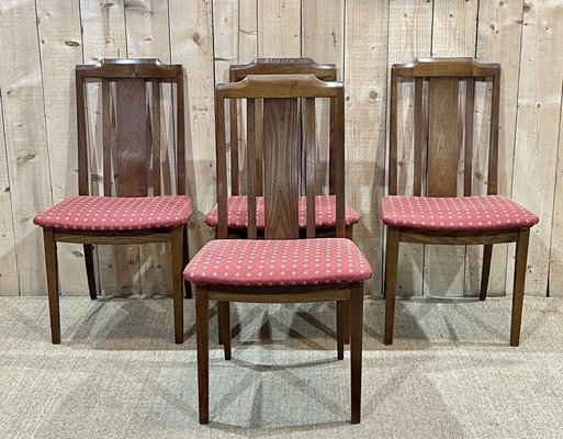 Chairs in Ash from G Plan, 1970s, Set of 4-QYF-1820022