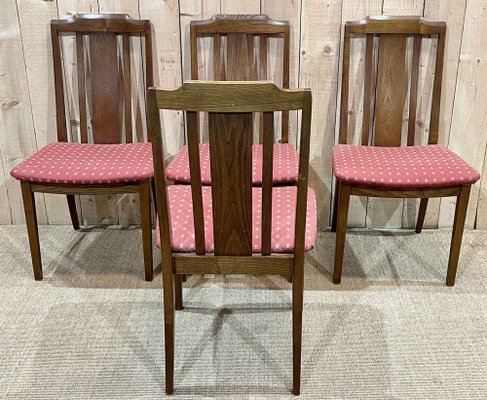 Chairs in Ash from G Plan, 1970s, Set of 4-QYF-1820022