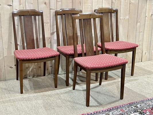 Chairs in Ash from G Plan, 1970s, Set of 4-QYF-1820022