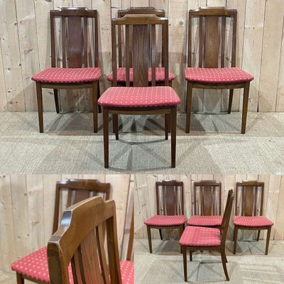 Chairs in Ash from G Plan, 1970s, Set of 4-QYF-1820022