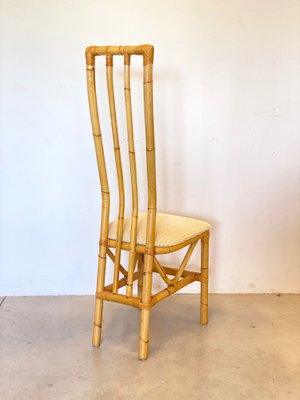 Chairs in Bamboo, 1970s, Set of 4-NPC-931082