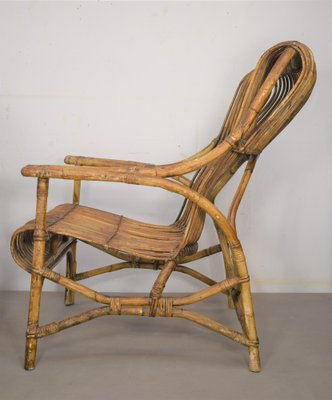 Chairs in Bamboo, Italy, 1960s, Set of 2-AOL-1245751