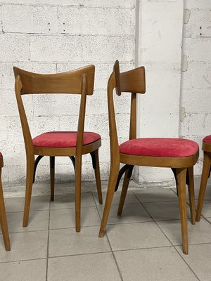 Chairs in Ico Parisi Style, 1950s, Set of 4-JHL-1706686