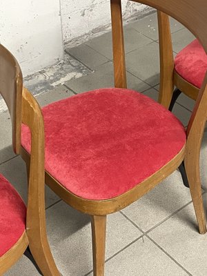 Chairs in Ico Parisi Style, 1950s, Set of 4-JHL-1706686