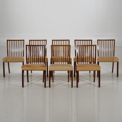 Chairs in Mahogany, 1960s, Set of 8-SA-1255577