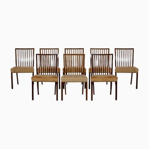 Chairs in Mahogany, 1960s, Set of 8-SA-1255577