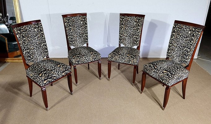 Chairs in Solid Beech, 1960s, Set of 4-RVK-1275099