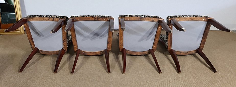 Chairs in Solid Beech, 1960s, Set of 4-RVK-1275099