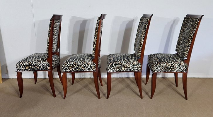 Chairs in Solid Beech, 1960s, Set of 4-RVK-1275099