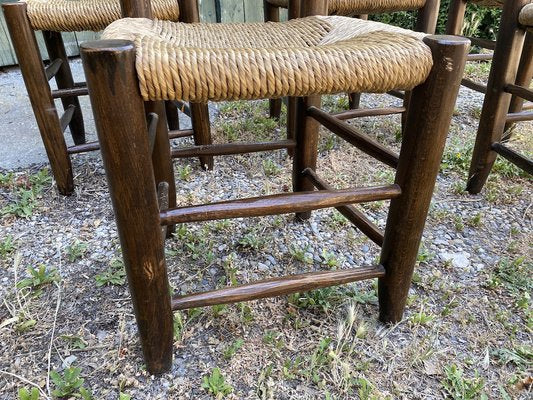 Chairs in the Style of Charlotte Perriand, 1950, Set of 6-SSK-1012979