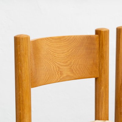 Chairs in the style of Charlotte Perriand, 1980s, Set of 6-WM-1317471