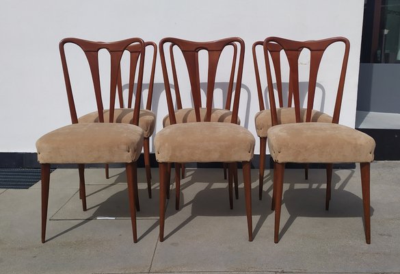 Chairs in the Style of Guglielmo Ulrich, 1940s, Set of 6-EI-1259323