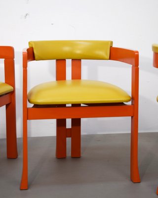 Chairs in the style of Pi Greco, Italy, 1960s, Set of 4-AOL-1754593